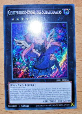 Yu-Gi-Oh! Infinite Immunity SDCS-DE036 SUPER Rare German Card - Near Mint Condition