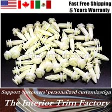 TT For 1988-2000 Chevy C3500 1988-1999 Chevy K1500 50 Pcs DOOR TRIM PANEL CLIPS