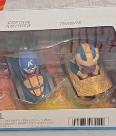 Mattel Hot Wheels RacerVerse Marvel Characters Set of 5 Die-Cast Hot Wheels Cars