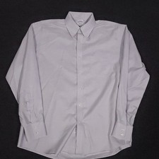 Brooks Brothers Stretch Oxford Button Down Shirt Men 16-35 Gray Check Non Iron