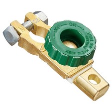 12V-24V Battery Disconnect Switch Top Post Quick Cut Off Car Truck RV Boat Green