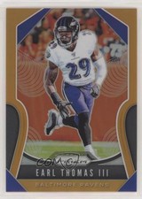 2019 Panini Prizm Orange Prizm 204/249 Earl Thomas III #73 7i2