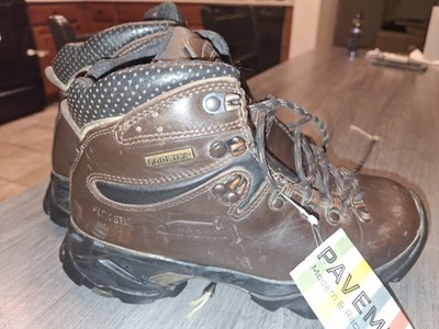 Boys Size 5 Womens Size 7 Boots Zamberlan Hiking Leather Outdoors MADE IN ITALY!