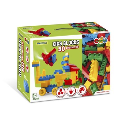 5900694412965 Kids Blocks 90 pieces Wader
