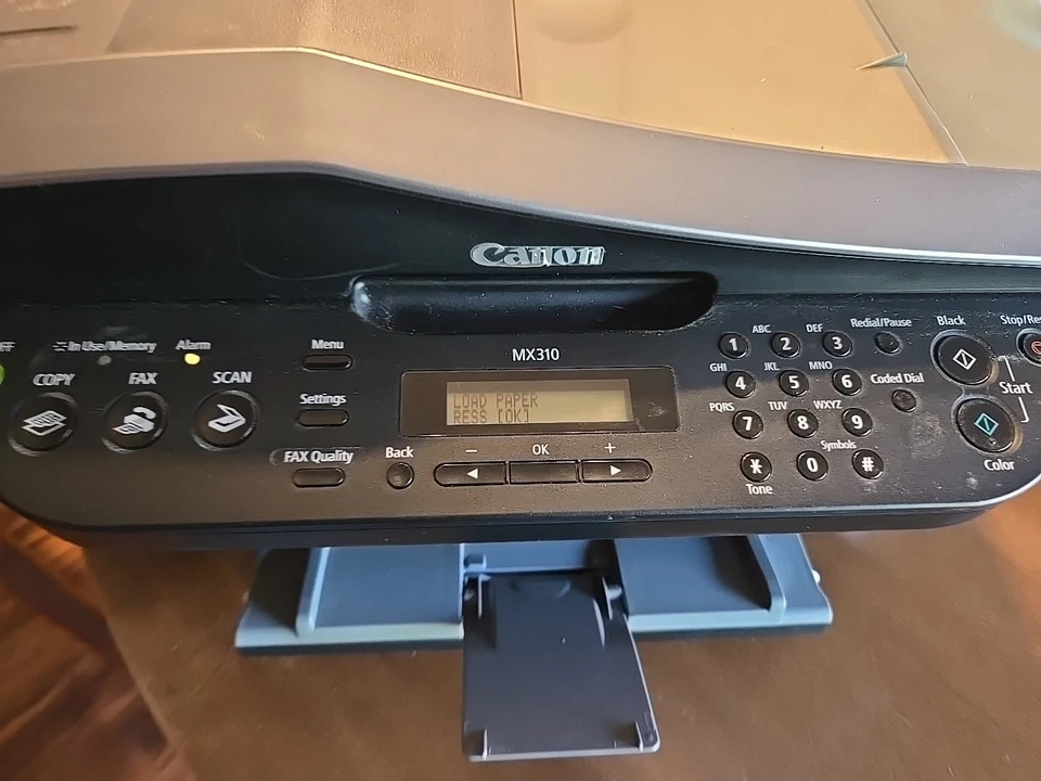 Canon PIXMA MX310 All-In-One Inkjet Printer PARTS OR REPAIR - Image 2 of 4