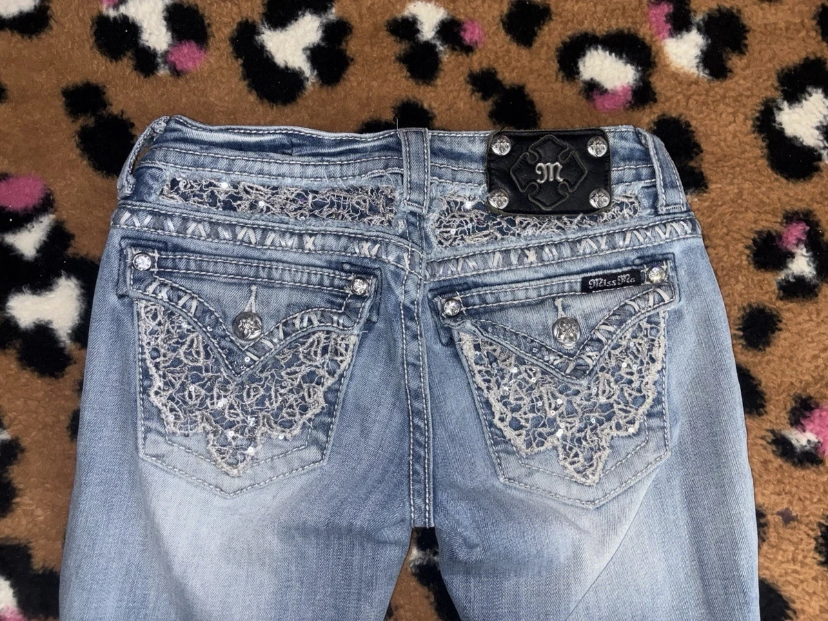 Miss Me Regular Size Low (6.5-8.5 in) Rise Jeans for Women for