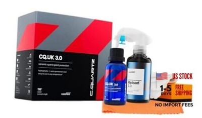 CQUARTZ UK 3.0 - Ceramic Coating for Cars, Quartz Based 30ml Kit w/ Reload