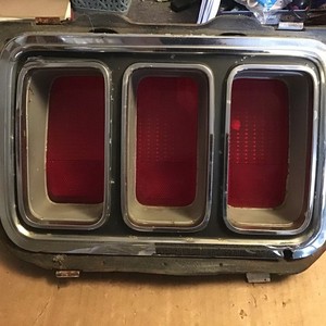 1967 Ford Mustang Tail Lamp Bezel 3Pcs Set with Seal