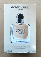 Emporio Armani Because It's You Eau de Parfum 100ml Spray (Women's) New & sealed