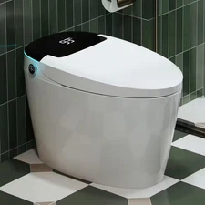 Smart Toilet with Tank Elongated 1.28 GPF Bidet Toilet with Heated Seat Auto Flu