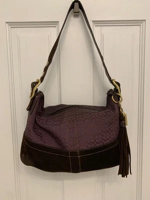 Coach Suede Hobo Bags for Women for sale | eBay