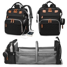 Astro alan Baby Diaper Bags with Changing Station, Waterproof Diaper Bag Back...