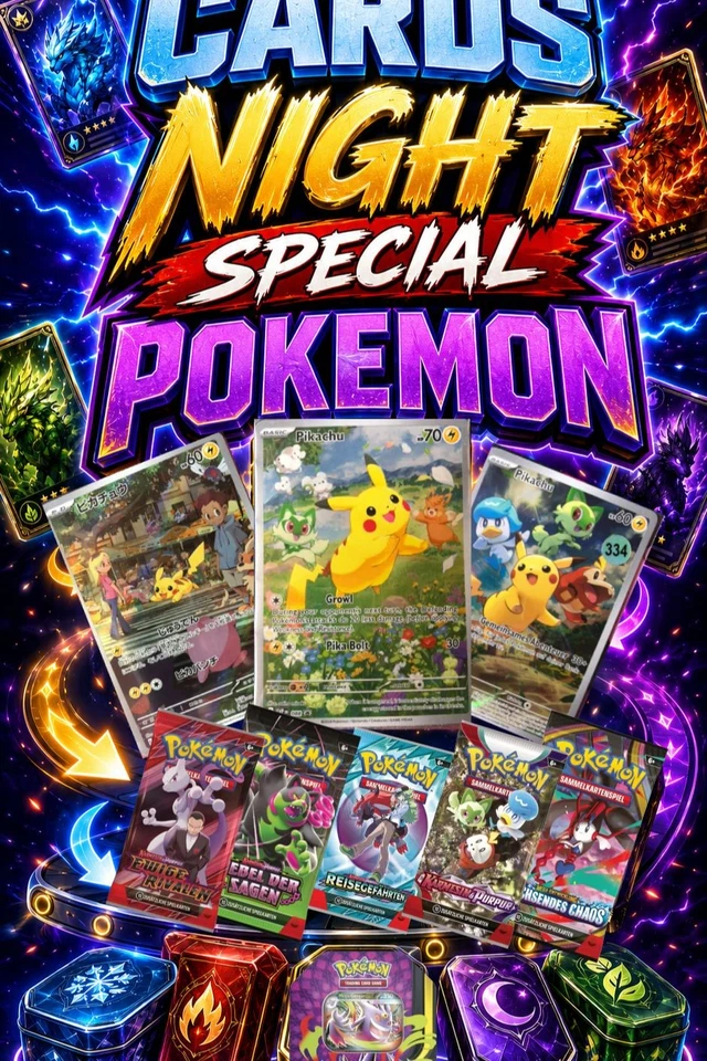 Cards Night Pokemon Special