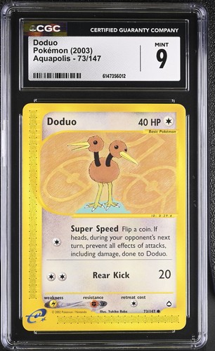 Doduo graded CGC 9 for sale on eBay