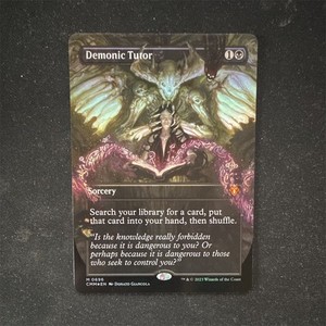 Demonic Tutor Foil | eBay