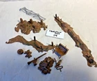 Vintage Marx battleground playset accessories