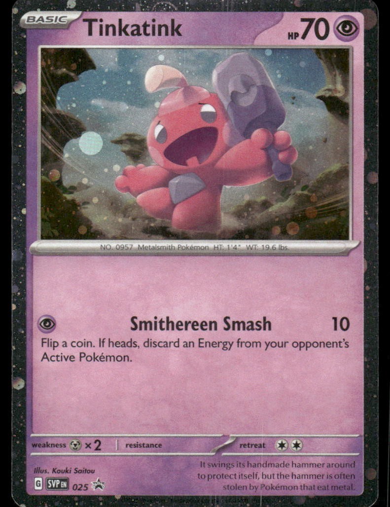 Pokemon Tcg Tinkatink #25 Pokemon Promo NM