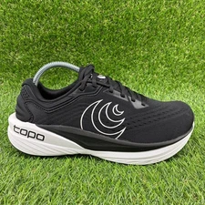 Topo Athletic Phantom 4 Shoes Womens 9.5 Black White High Cushion Road Running