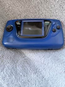 Sega Game Gear Console Blue w/ Case + 5 Games (Pac-Man, Columns, LK) &ndash; Untested
