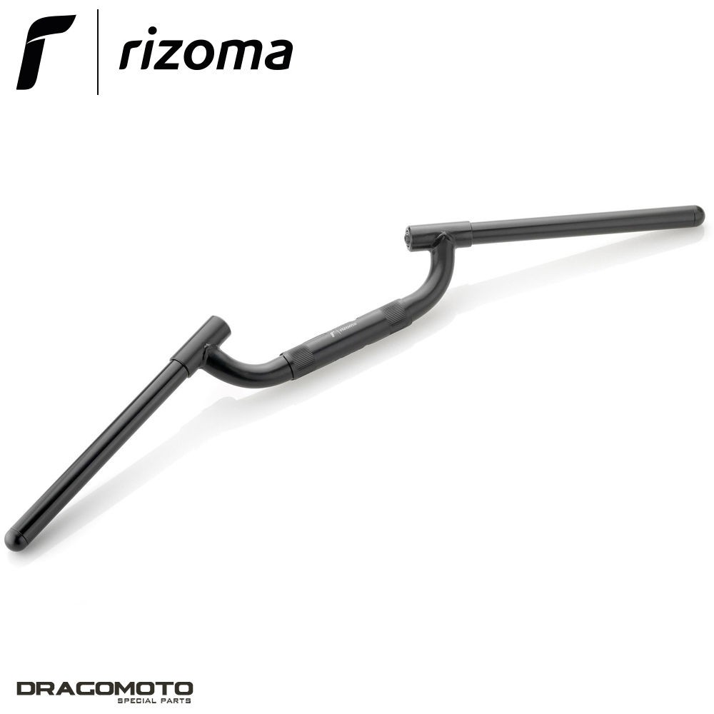 Guidon RACE RETRO noir Rizoma MA054B à section variable pour Kawasaki Z 900 RS