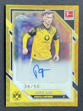 Pascal Grob 2024-25 Topps Chrome Bundesliga Gold Wave Auto Base /50 #BA-PG