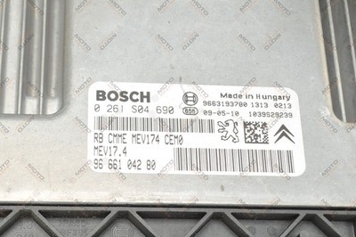 CITROEN C4 Picasso I 1.6 VTi 120PS Motorsteuergerät Steuergerät 9666104280