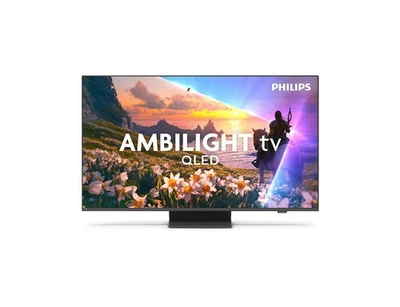 PHILIPS QLED Ambilight Fernseher 55 Zoll 4K Ultra HD Smart TV 55PUS8600/12