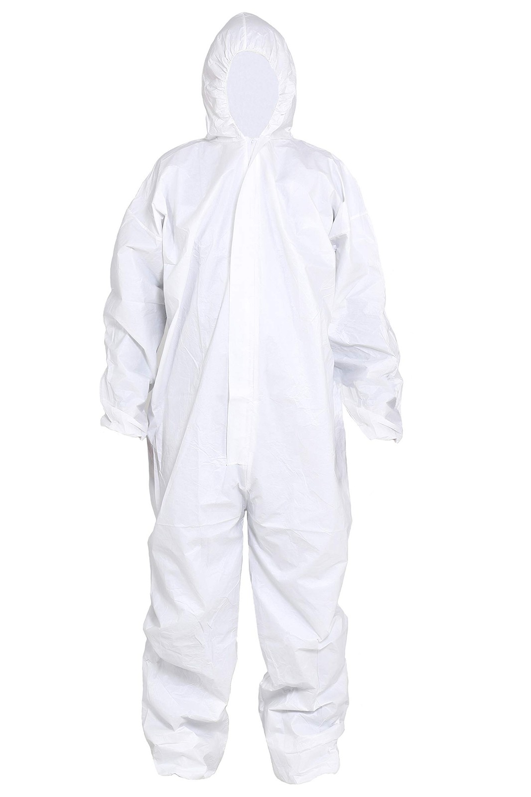 SYINE Pack of 5 XL Disposable Coverall with Hood, Elastic Cuff for Spray Paint