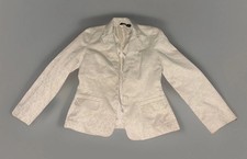 Mossimo Ivory One-Button Blazer   Small   Jacquard Paisley
