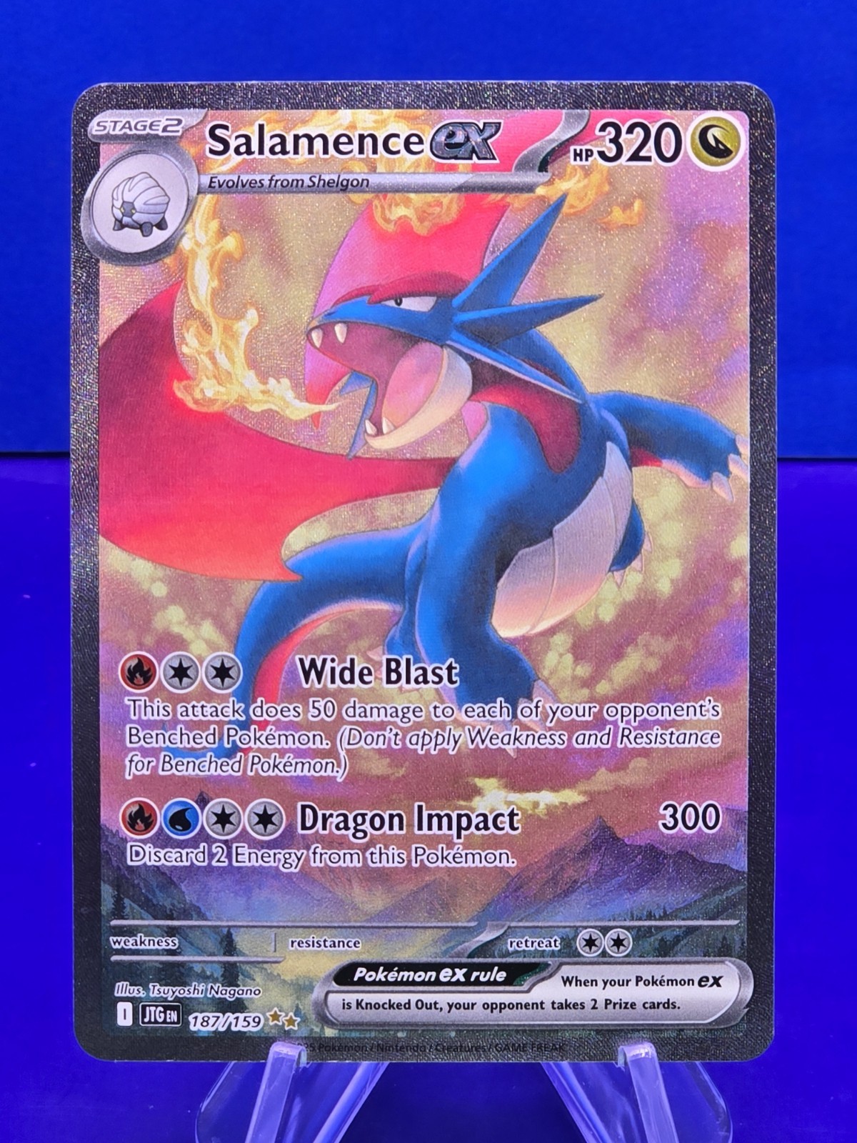 Salamence EX 187/159 Pokemon Journey Together SIR Near mint (NM) Card