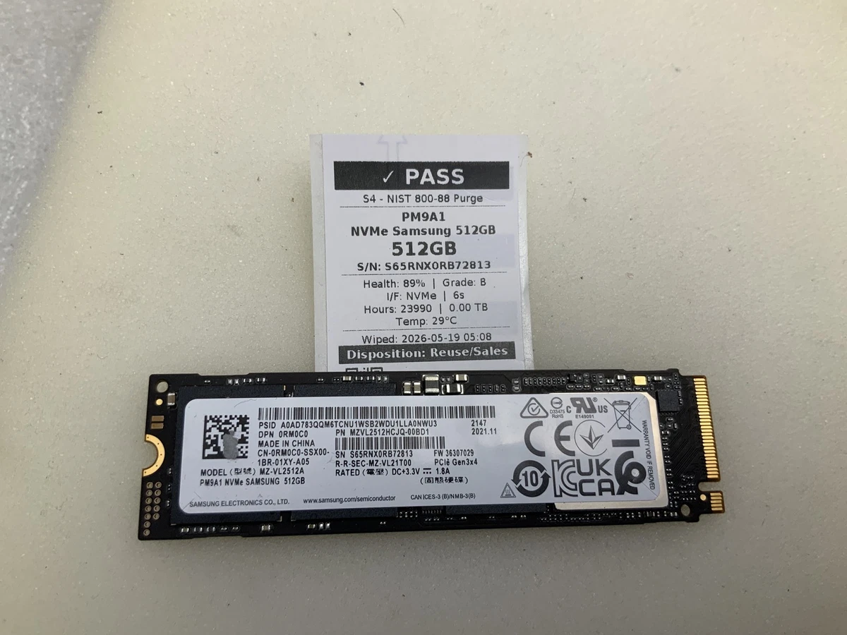 Samsung 512GB M.2 Solid State Drives for sale | eBay