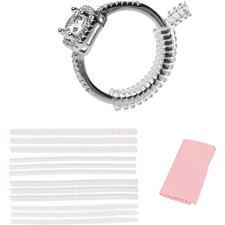 12er-Pack Ringgrößenmesser für Lose Ringe, Ringgrößenversteller in 4 Größen1082