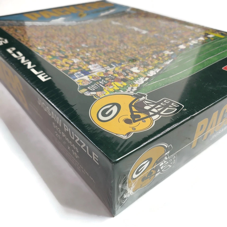 NEW Vintage Packers "Go Green Bay!" Jigsaw Puzzle John Holladay NFL 513 Pieces - Image 3 of 4