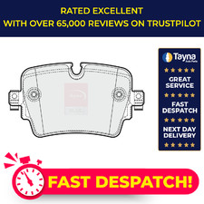 Juego Pastillas Freno Compatible con JAGUAR F TIPO X152 5.0 Traseras 2012 en C2D49907 T2R12793 Nuevo
