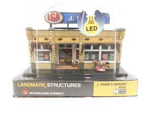 Brand-New-Woodland-Scenics-N-Scale-J-Frank-039-s-Grocery-BR4941-TOTES1