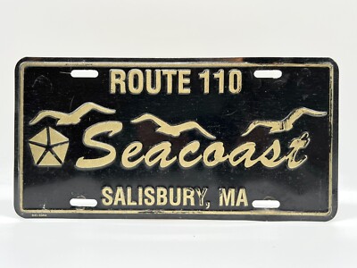   Original US Amerika Auto USA Schild Route 110 Seacoast Salisbury MA Straße