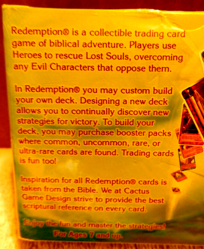 Cactus Game Design~Redemption 3rd Edition Card Game Starter Decks 1994-2004 NEW! - Picture 15 of 17