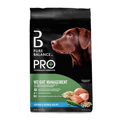 Hot Sale Pro+ Weight Management Chicken & Oatmeal Recipe Dry Dog Food, 16 lbs