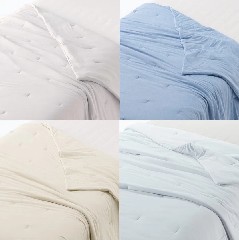 MUJI Cool Thin Cooling Soft Comforter FUTON Single/Double Washable for Summer