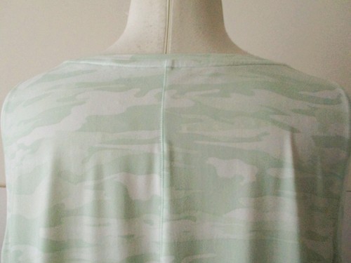 Wonderly Plus Size 4X sage polyester/spandex sleeveless camouflage tank top - Picture 5 of 11