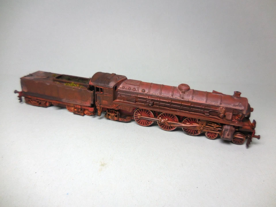 Ausgemusterte italienische Dampflok Gr. 691 - gealtert, Spur N - Bild 2 von 4