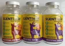 Scent Relief Hunting Scent Buck Tarsal(2) & Doe Estrous(1) Deer Lure 3 Pack