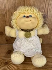Vintage Koosas Cat Lion Doll Cabbage Patch Kids 1983 Blonde Hair Blue Eyes