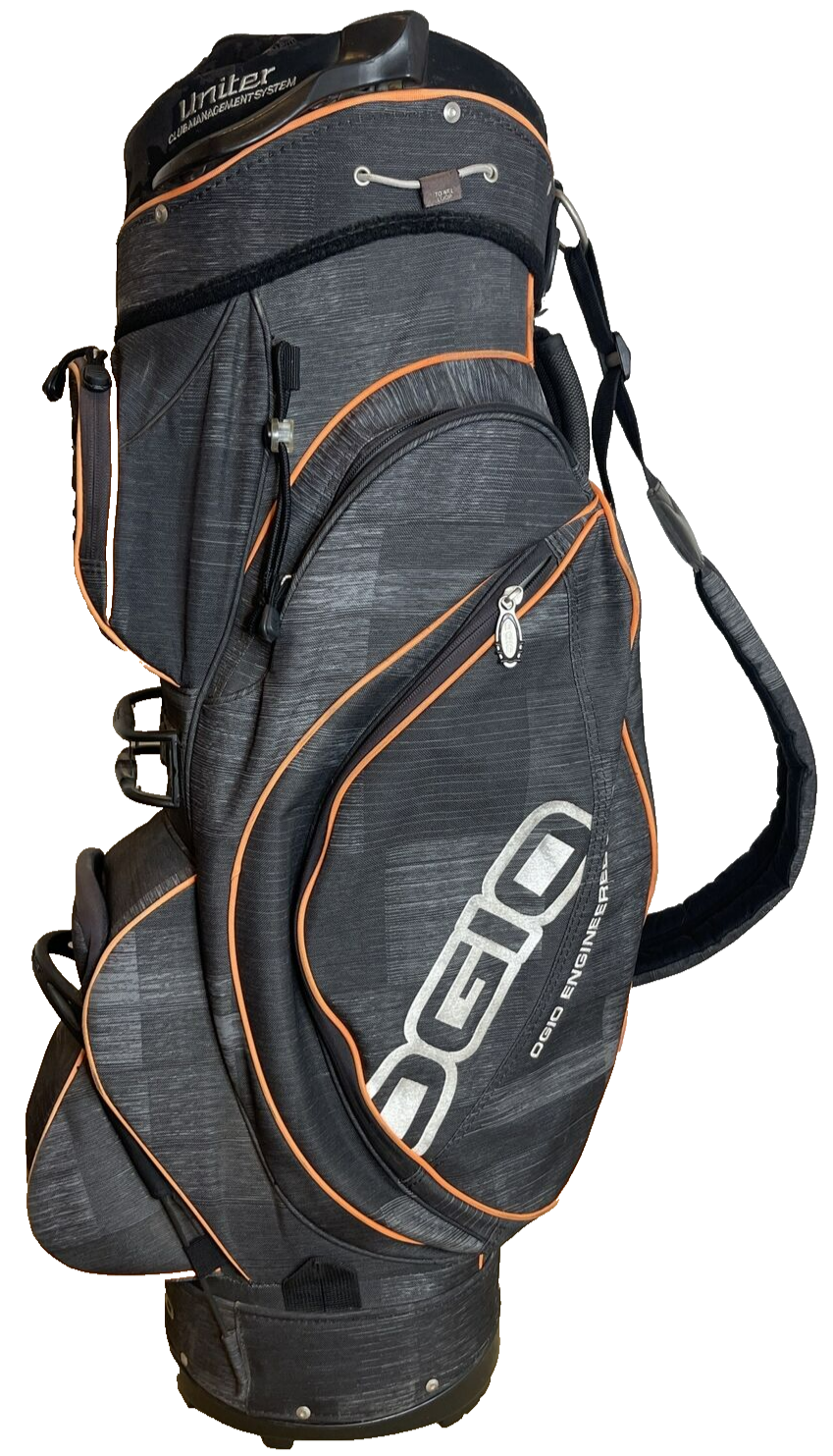 OGIO Uniter 15Way divider Club Management System Cart Golf Bag Gray