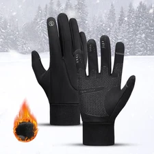 Thermal Gloves Waterproof Gloves Warm Touchscreen Winter Driving Biking Skiing