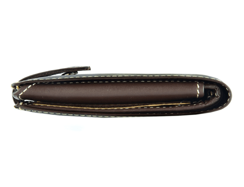 Mens GENUINE Leather Wallet Slim RFID Blocking Trifold Card Holder pocket Purse - Picture 3 of 8