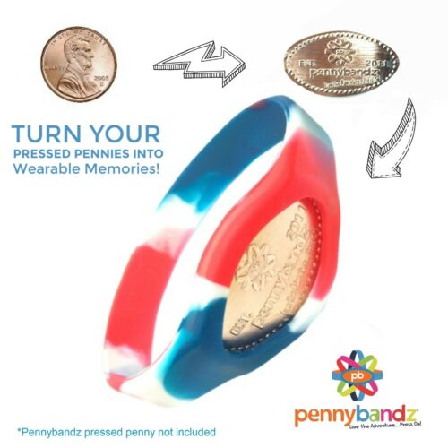 Pennybandz® Pressed Penny Holding Souvenir Wristband for Elongated Coins - Youth - Picture 21 of 33