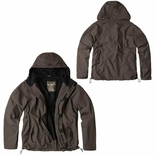 Surplus Windbreaker with Zipper Brown Size L