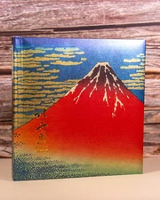 Japanese Photo Album – Hokusai’s "Red Fuji" Cover – Holds 62 Photos
