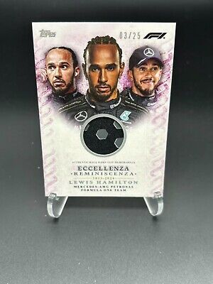 2024 Topps Eccellenza F1 Lewis Hamilton Relic Reminiscenza 2024 Topps Eccellenza F1 Lewis Hamilton Relic Reminiscenza